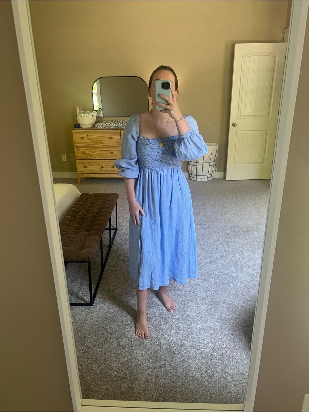 J. Crew Linen Dress - Picture 3 of 6